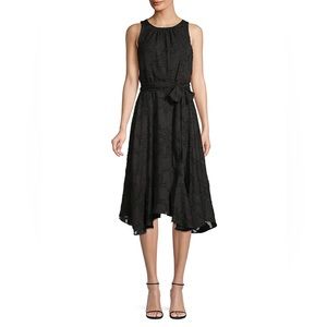 Gabby Skye Women's Sleeveless Belted Dress Black sz 4